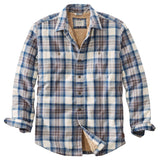 Men's Sherpa Lined Scotch Plaid Shirt
