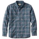 Men's Brushed Jaspe Twill Long Sleeve Shirt Plaid
