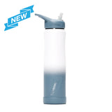 THE SUMMIT - Stainless Steel Insulated Straw Water Bottle - 24oz