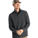 Gridback Fleece Snap Pullover