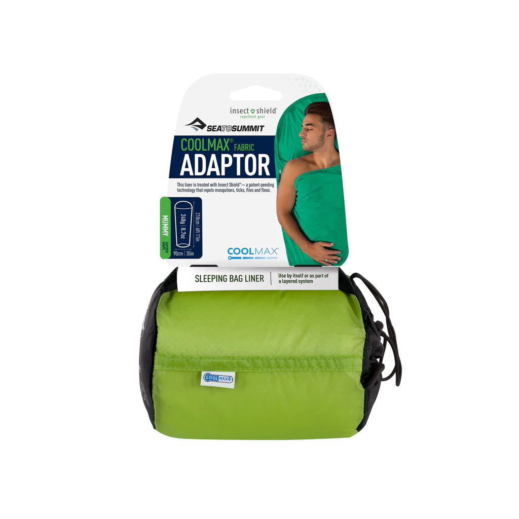 Adaptor Coolmax Sleeping Bag Liner w/ Insect Shield