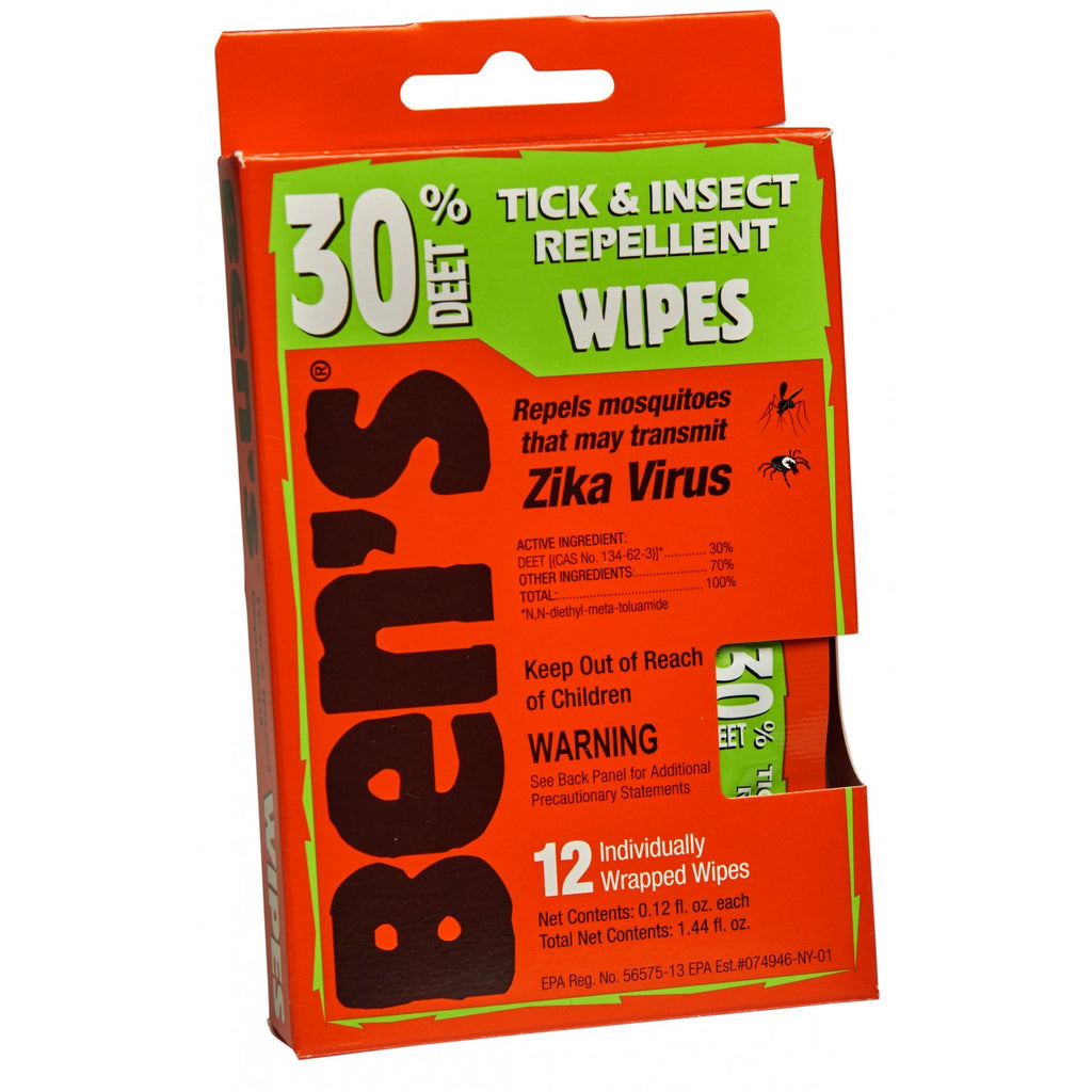 Ben's 30 Tick & Insect Repellent Wipes product image
