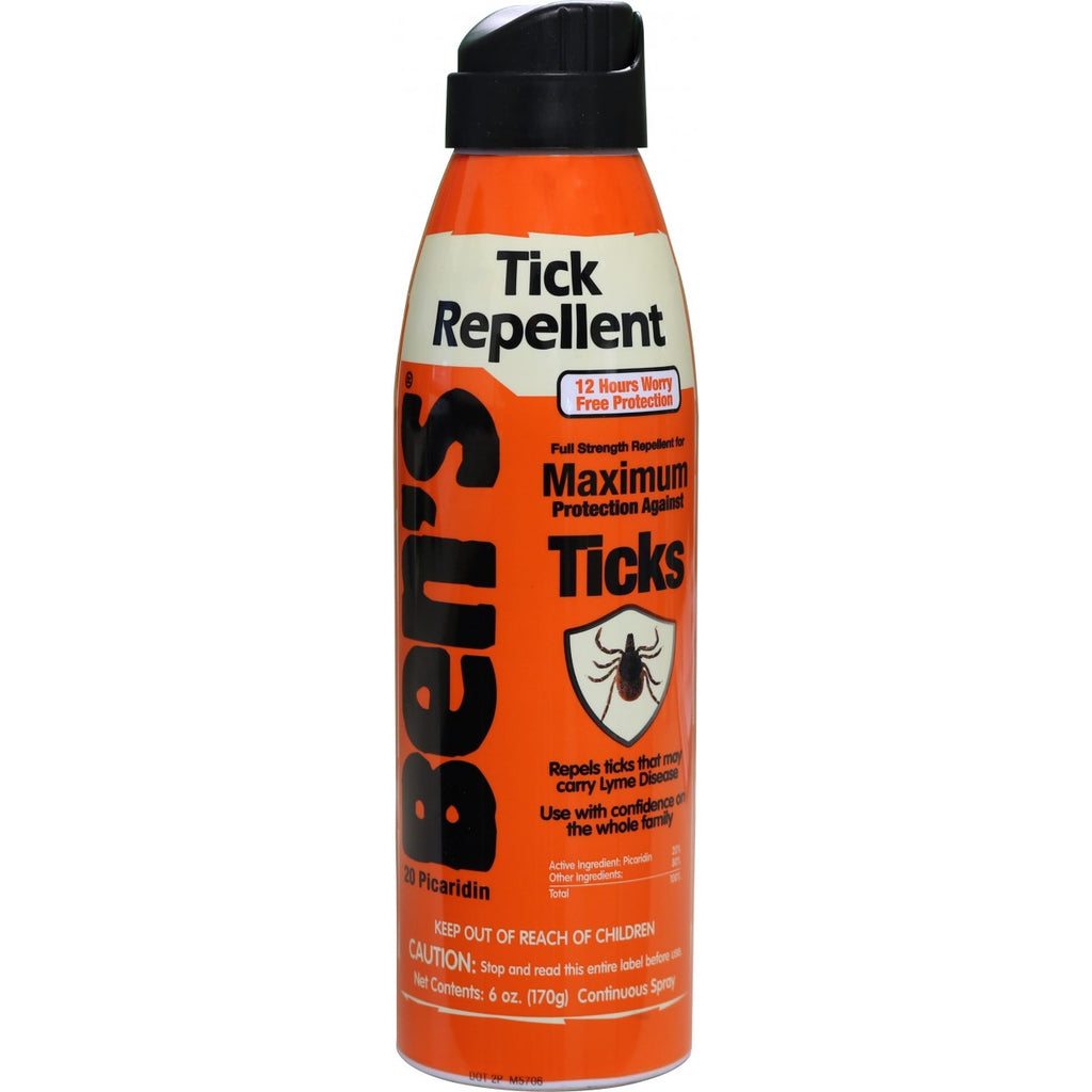 Ben's Tick Repellent with Picaridin - 6oz